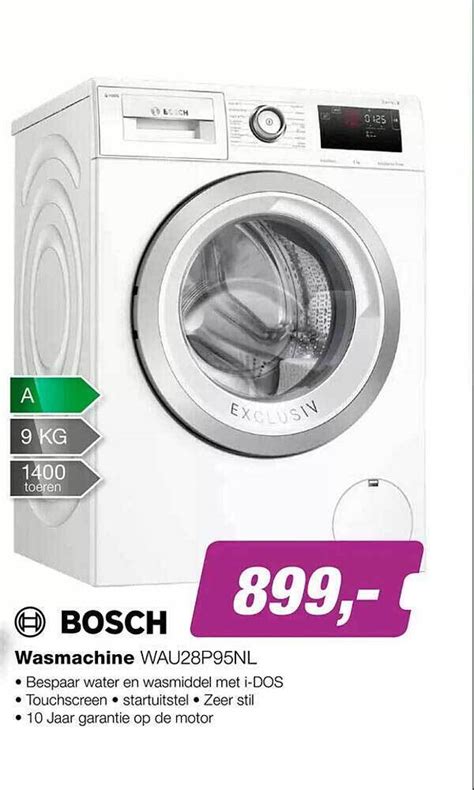 Bosch Wasmachine Wau28p95nl Aanbieding Bij EP