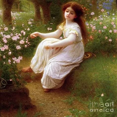 Summer Dress Girl In The Spring By Pierre Auguste Cot Stable