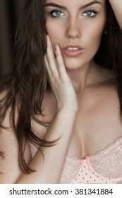 Sensual Woman Posing Lingerie Perfect Slim Stock Photo 381341884 Shutterstock