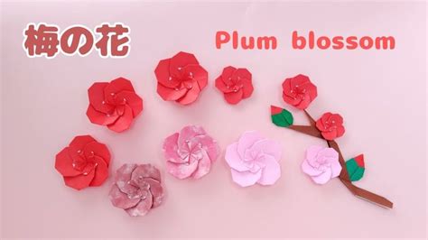 How To Make Origami Plum Blossom