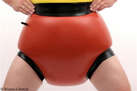 Two Colored Latex Inflatable Diaper Pants Adultbaby Shop AB DL Dia