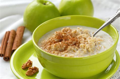 Porridge Bowl Pomme Cannelle Recette Sans Gluten Sans Lait Et