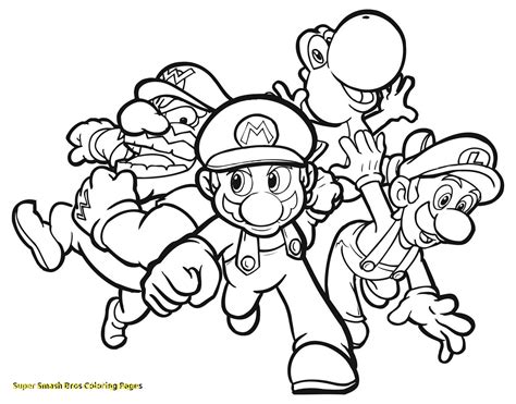 Smash Bros Coloring Pages At GetColorings Free Printable