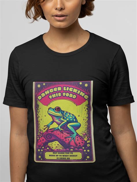 T Shirt Grenouille Psych D Lique Tee Shirt Unisexe En Coton Etsy France