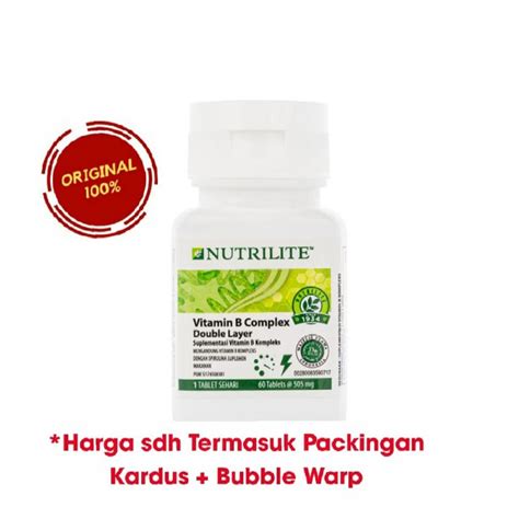 Jual Amway Vitamin B Complek Double Layer 60 Tablets Nutrilite Original