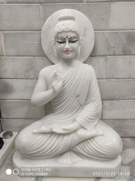 White Marble Buddha Statue Temple At Rs 35000 In Jaipur Id