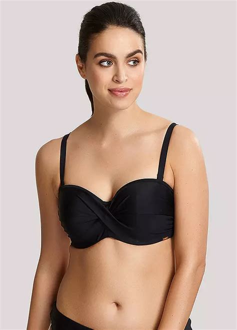 Swim Anya Riva Twist Bandeau Bikini Top By Panache By Panache Swim