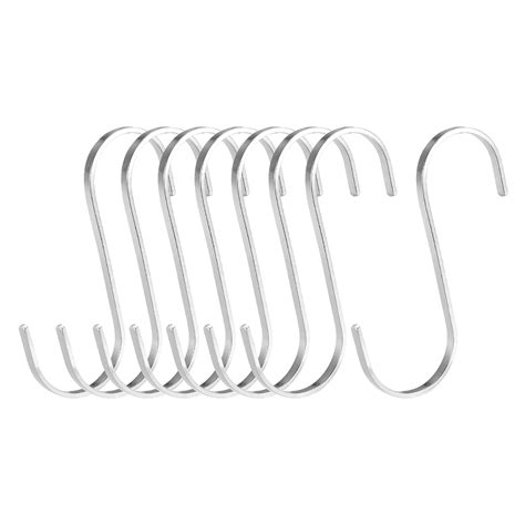 Stainless Steel S Hooks 44 Flat S Shaped Hook Hangers For Kitchen