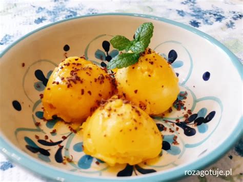 Sorbet mango RóżaGotuje pl