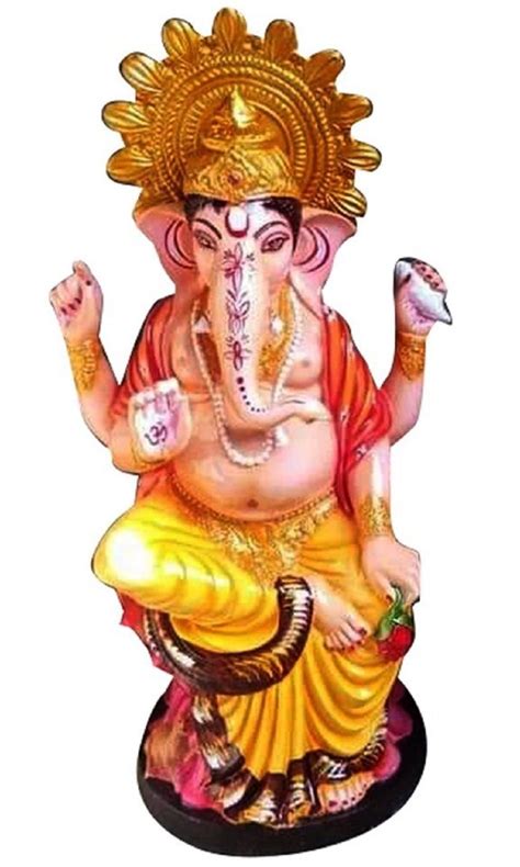 Multicolor Fiber Ganesh Statue 28 Inch At Rs 8000 In Loni ID