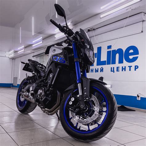 Установка на мотоцикл Yamaha охранной системы StarLine V67 со ...