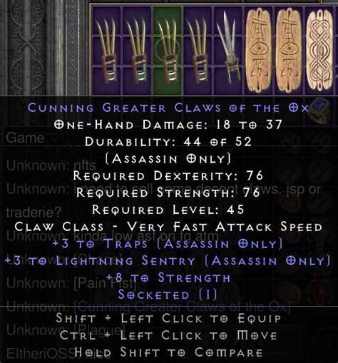 Ww Sin Claws Trap Claws For Sale Topic D Jsp