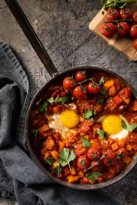 Shakshuka Recept Paprika Tomatenstoof Uit Het Midden Oosten Miljuschka