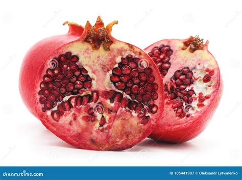 Ripe Pomegranate Fruit Seeds Stock Image Image Of Farm Fruit 105441907