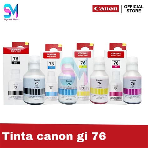 Jual Tinta Canon Gi 76 Tipe Printer GX5070 GX6070 GX7070 GX4070