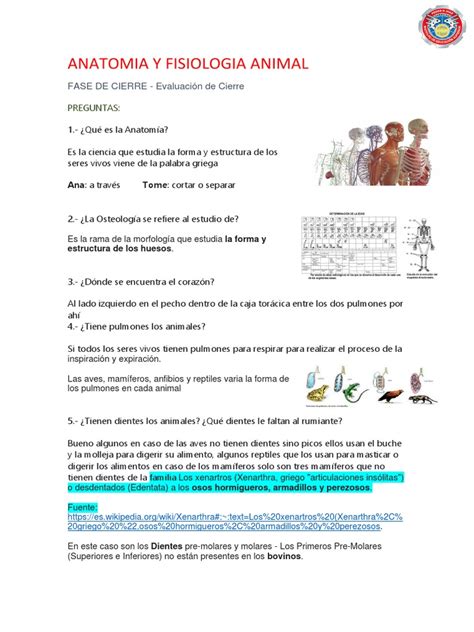 Anatomia Y Fisiologia Animal Pdf