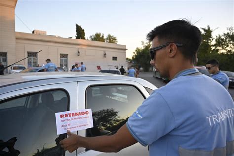 Operativos de tránsito retuvieron 63 autos 62 motos y 9 camionetas