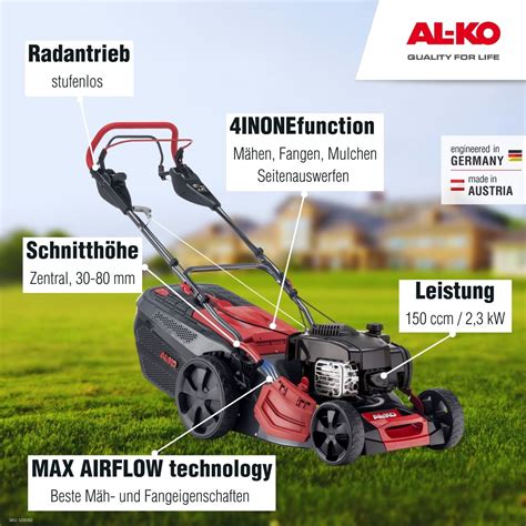 AL KO Benzin Rasenmäher Premium 524 VS B AL KO Gardentech