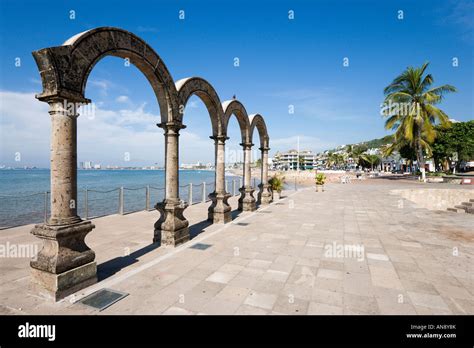 Los Arcos Open Air Theater Malecon Old Town Puerto Vallarta Jalisco