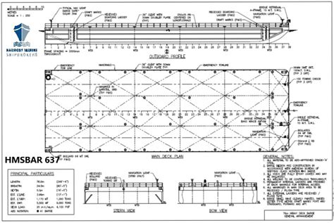 HMSBAR 637 : Three "as new" Flattop Deck Cargo Barges - Harmony Marine ...