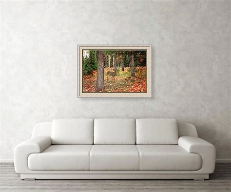 Whitetail Deer Wall Art Autumn Wall Decor Autumn Art Forest - Etsy