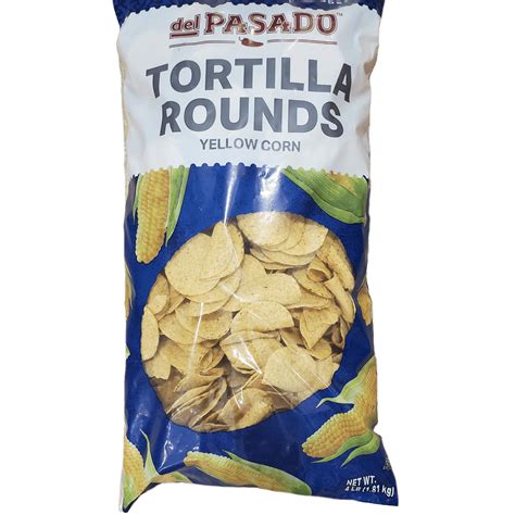 EL SABROSO YELLOW CORN TORTILLA CHIP ROUND BAG US Foods CHEF STORE