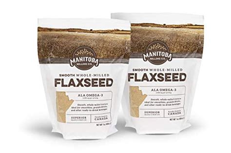 Smooth Whole Milled Flaxseed By Manitoba Milling Co Two One Pound