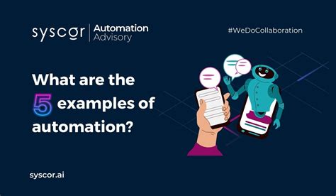 What are 5 examples of automation?