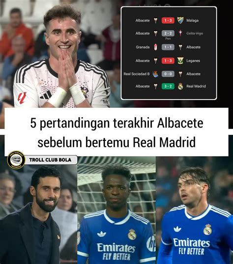 Troll Club Bola - 5 pertandingan terakhir Albacete sebelum... | Facebook