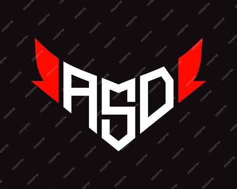 premium vector asd letter logo design