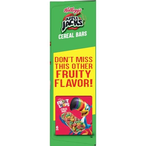 Kellogg's Apple Jacks Original Cereal Bars, 6 ct - Kroger