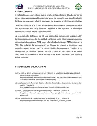 Informe Maqueta Secuenciador Automatico De Adn PDF Descarga Gratuita