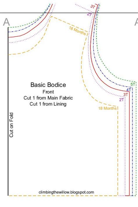 Free basic bodice pattern – Artofit