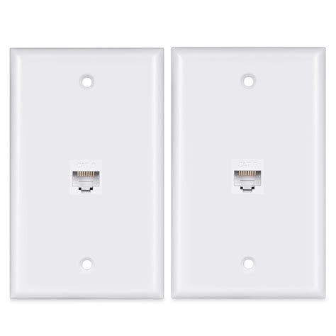 Snapklik Cat Ethernet Wall Plate Port Pack Ethernet Wall