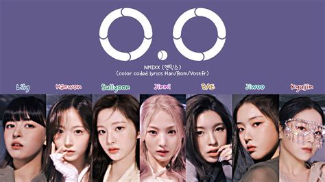 NMIXX 엔믹스 O O Color Coded Lyrics Han Rom Vostfr YouTube