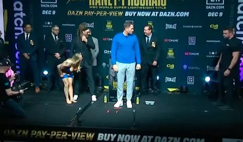 Ebanie Bridges Left In Stitches At Weigh In Official S Comment As She Stands In Racy Lingerie