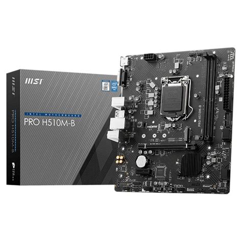 Tarjeta Madre Msi Pro H M B Intel X Ddr M Pcie Micro Atx