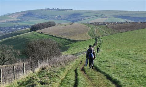 South Downs Way Near Steyning Mark Flickr