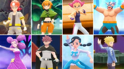 All Gym Leader Rematches In Pokémon Brilliant Diamond And Shining Pearl