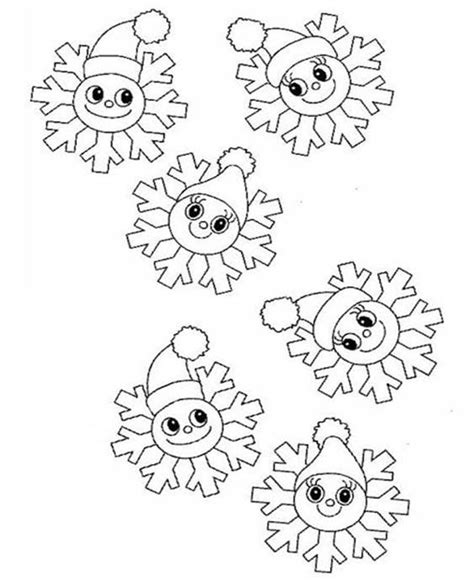 Free & Easy To Print Snowflake Coloring Pages - Tulamama