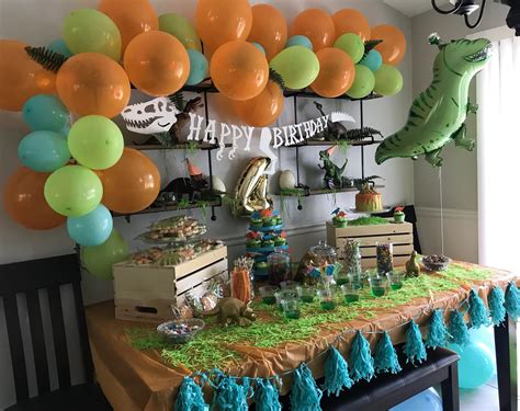 Jurassic Park Dinosaur Party Dessert Table🦖🦕 Party Dessert Table Jurassic Park Party Party