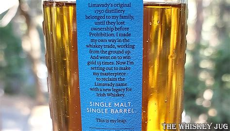 Limavady Single Barrel Single Malt Irish Whiskey Review - The Whiskey Jug