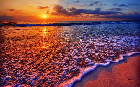 1920x1200 Sea Waves OnBeach 1080P Resolution HD 4k Wallpapers, Images ...