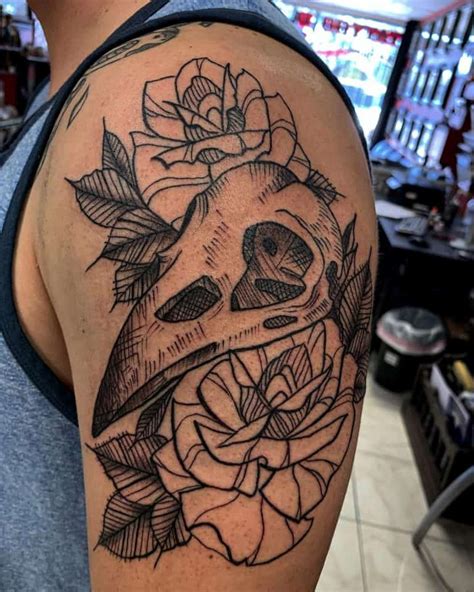 Skull And Rose Tattoo Ideas What Does It Symbolize