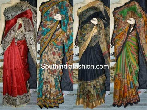 Pen Kalamkari Sarees – South India Fashion