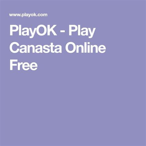 Playok Play Canasta Online Free Free Play Multiplayer Games