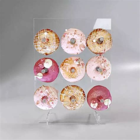 Acrylic Donut Wall Fits 9 Donuts Free Shipping Worldwide Etsy