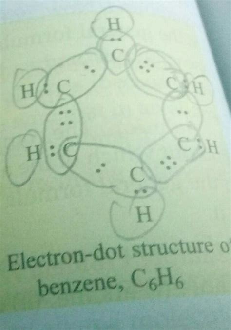 What Is The Electron Dot Structure Of Benzene C6H6 Brainly In