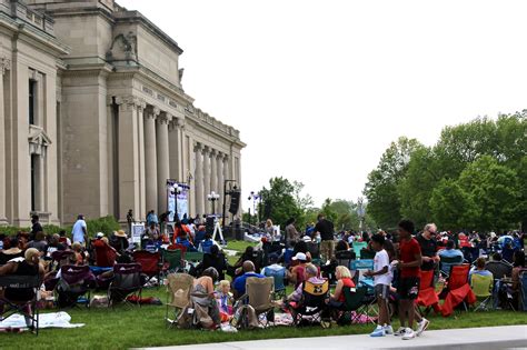 Fall Floods Grounds of Missouri History Museum with Return of Twilight