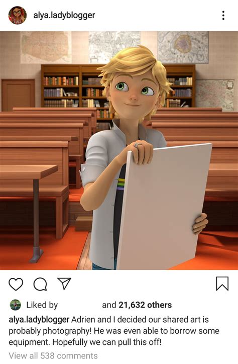 Adrien On Alyas Instagram R Miraculousladybug